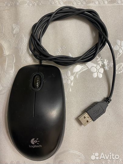 Мышь проводная Logitech B110