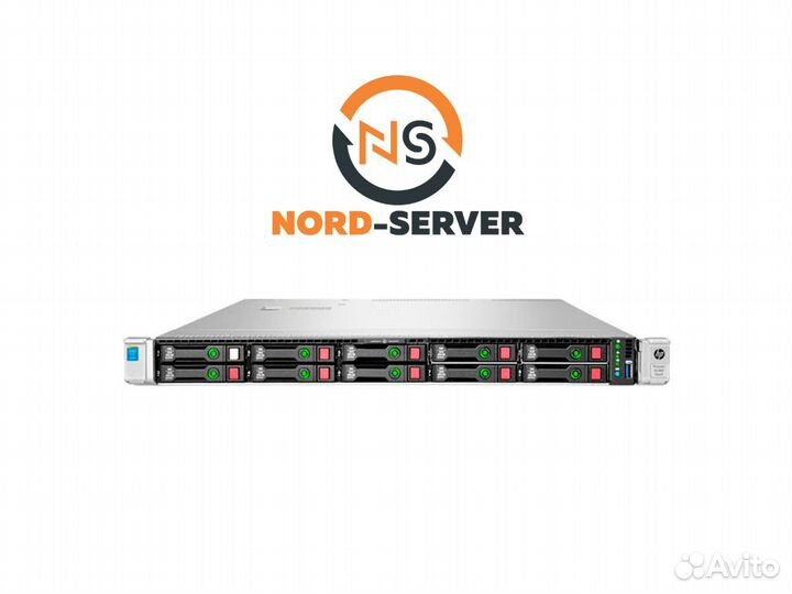 Сервер HP DL360 Gen9 10SFF 2x E5-2660 v3 128GB