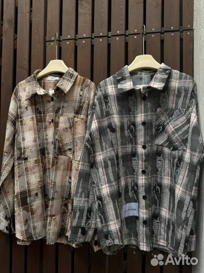 Рубашка женская оверсайз новая