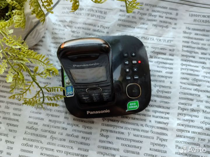 Беспроводной телефон dect Panasonic № KX-TG5521RU