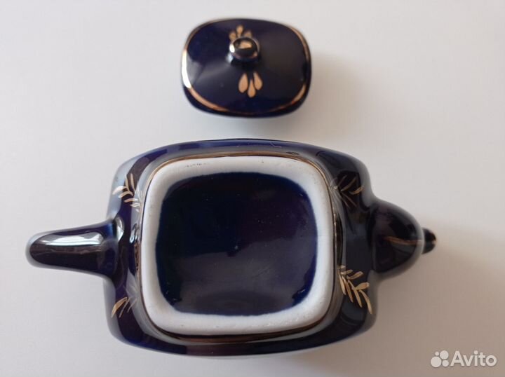 Чайник гжель кобальт СССР