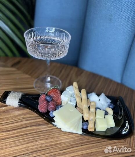 Тарелка бутылкав подарочной упаковке