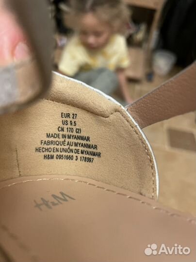 Сандалии для девочки