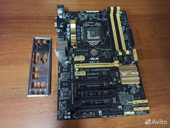 Материнская плата S1150 Asus Z87-K 2шт