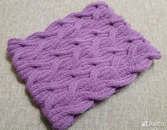 Шапка и снуд женские (шерсть) новые