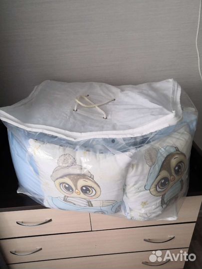 Бортики подушечки в кроватку