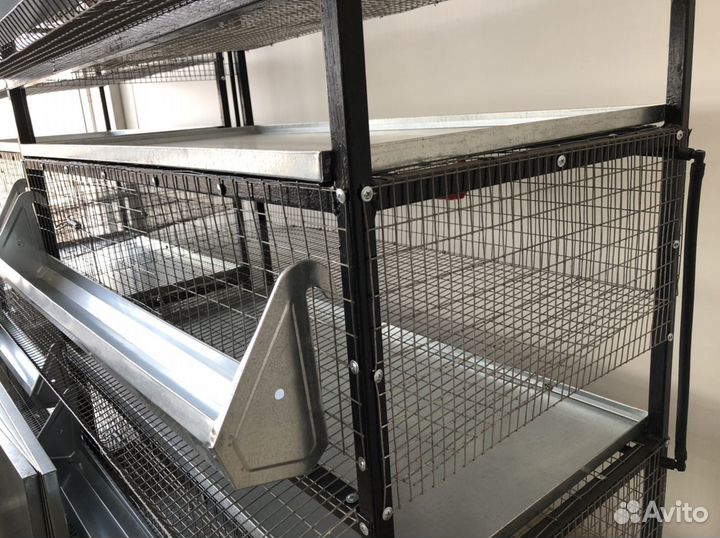 Клетка для перепелов на 160 голов в сборе