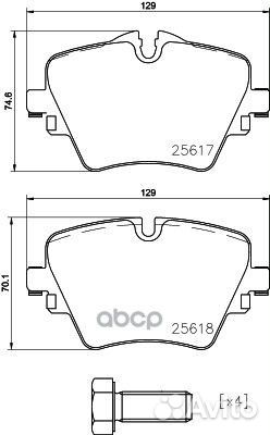 Колодки BMW 2, 5, X1, X2 13- P06093 Brembo