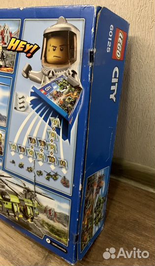 Lego City 60125 Тяжёлый вертолёт вулканологов