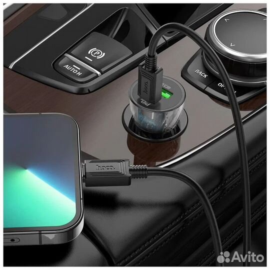 Автомобильное зарядное устройство 1 USB 3.0, Type