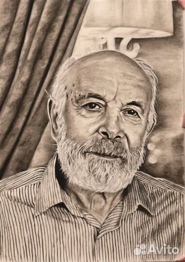 Портрет по фото, картины, декор стен, иллюстрация