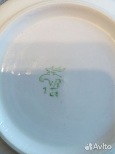 Посуда блюдца фарфор 19 век СССР
