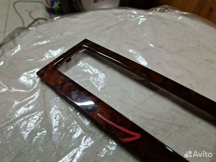 Рамка дерево блока климат контроля VW Passat B5+