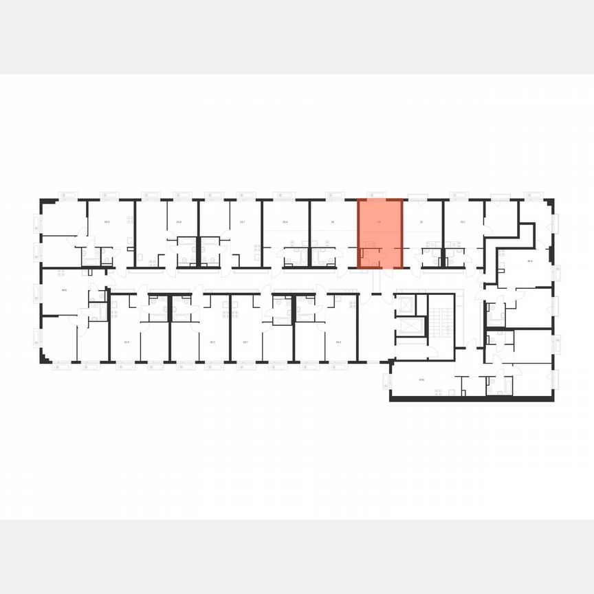 Квартира-студия, 23 м², 9/16 эт.