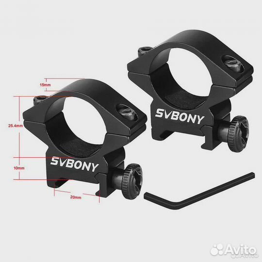 Крепление для прицела svbony 2 шт