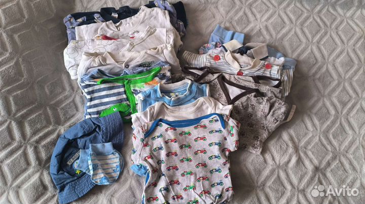 Пакет вещей для мальчика 0+