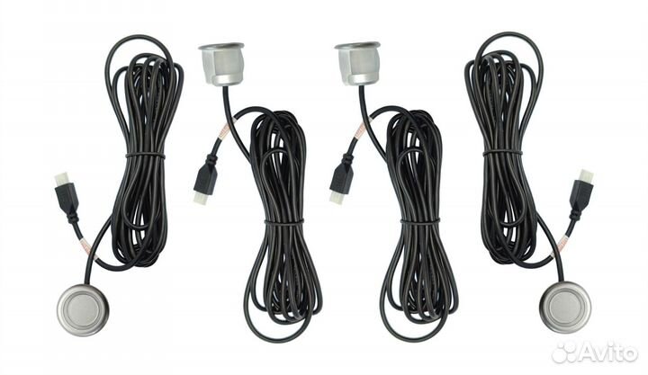 Парктроники для андроид магнитолы задние серебро