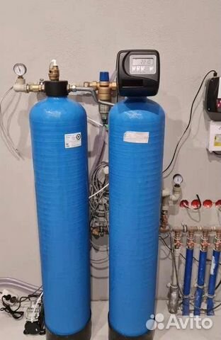 Очистка воды из скважины для коттеджа умягчения