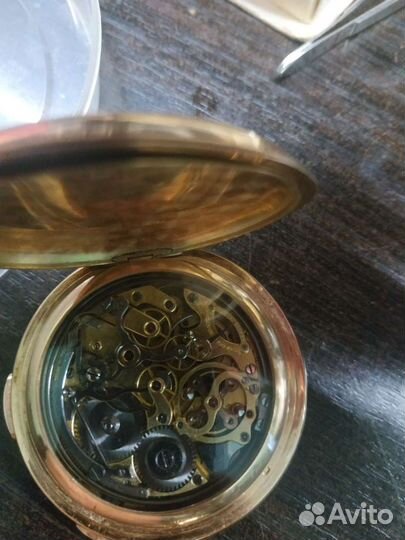 Часы карманные золотые репетир