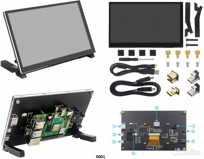 Дисплеи (разные) для Raspberry Pi