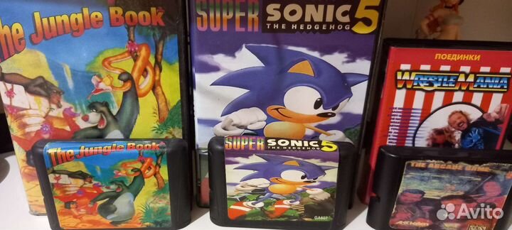 Картриджи sega стародел коллекция