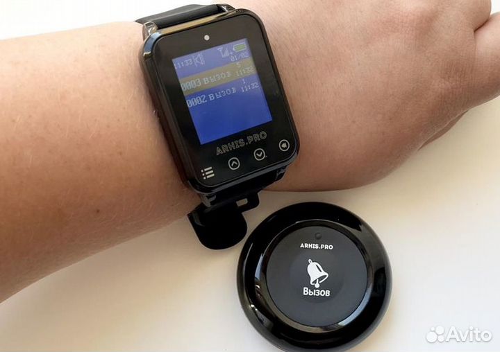 Кнопка вызова и часы персонала. Премиум качество