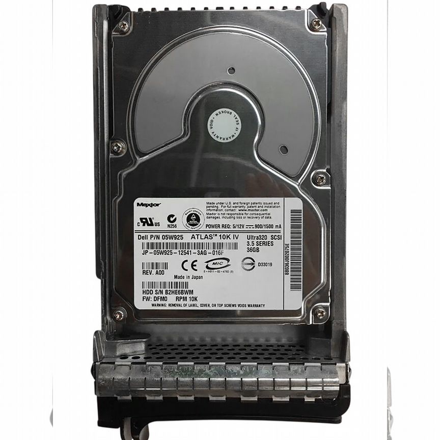 [5W925] Жесткий Диск Dell36gb U320scsi 3.5" Hdd