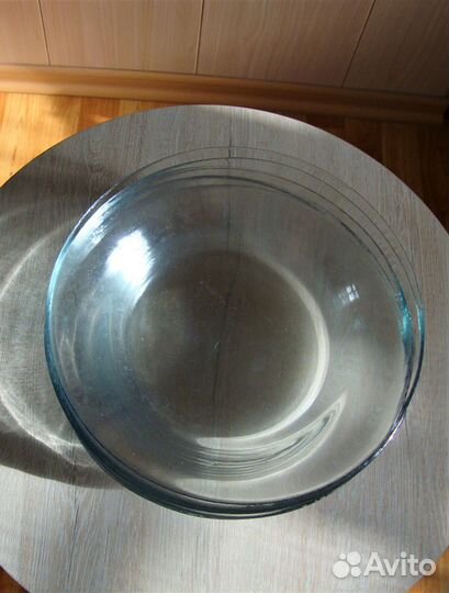 Тарелки стекло 9 штук