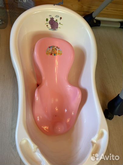 Ванночка и горка для купания