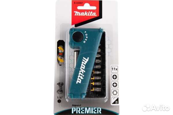 Набор бит Makita Impact Premier 11шт E-03567