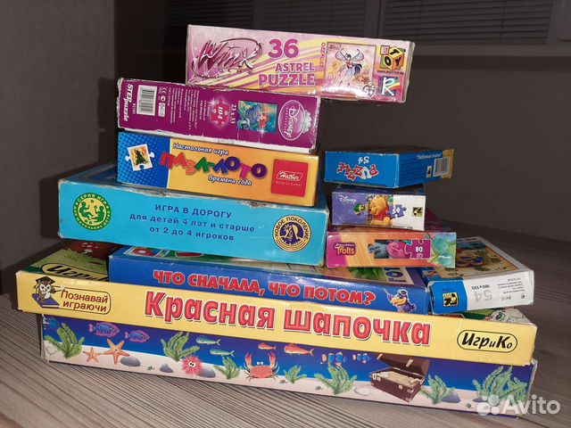 Настольные игры, пазлы