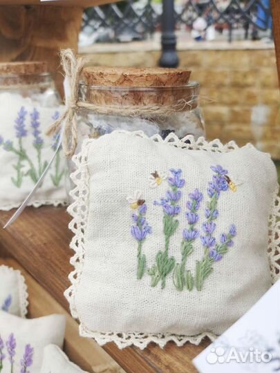 Саше с лавандой подушечки