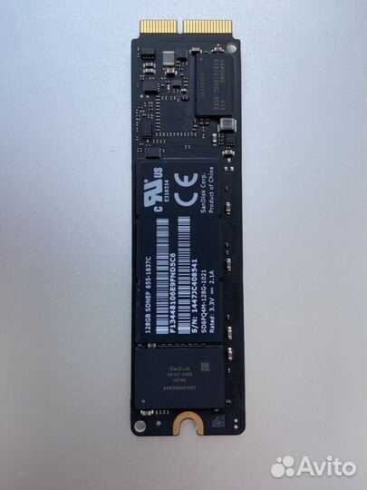 Apple SSD 128 Гб MacBook Air