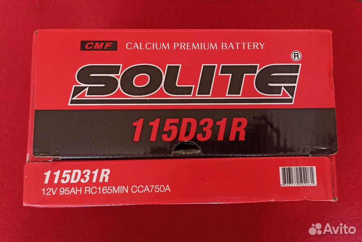 Аккумулятор 115D31R Solite