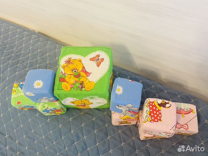 Кубики мягкие