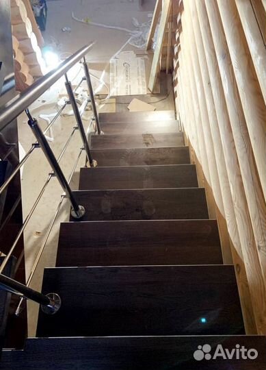 Металлические лестницы с поворотом