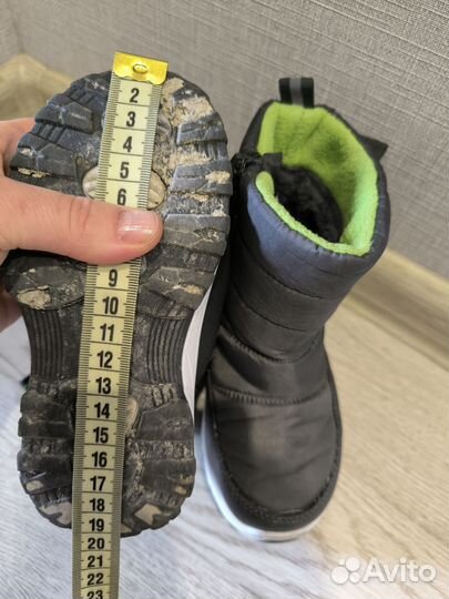 Сапоги дутики зимние для девочки, мальчика 27 р