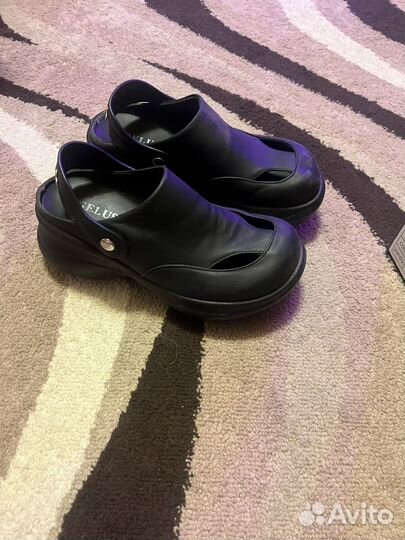 Кроксы натуральная кожа