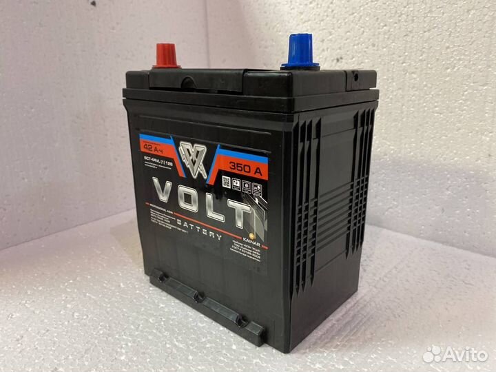 Аккумулятор Volt 44B19R 42ач Матиз