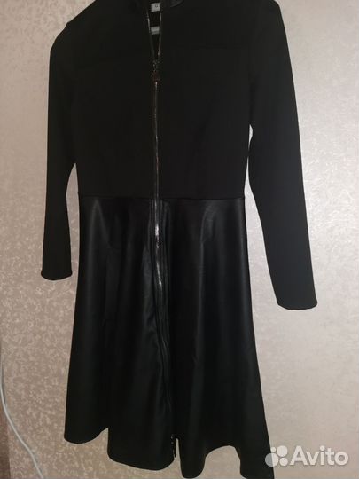 Платье кожа