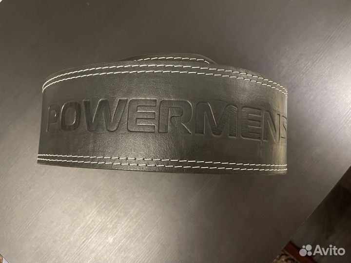 Пояс штангиста Powermens + 2 лямки в подарок