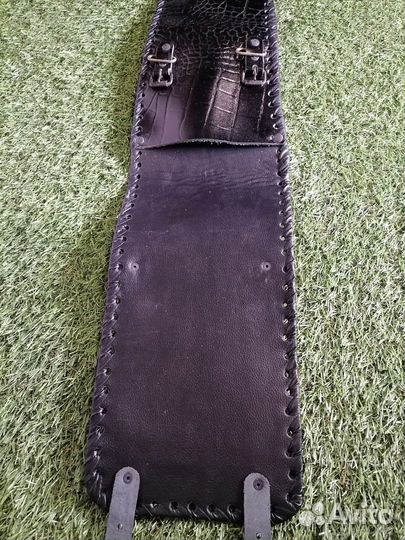 Чехол для шампуров кожаный черный