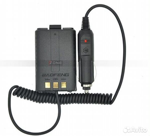 Аккумулятор для рации от прикуривателя (новое)