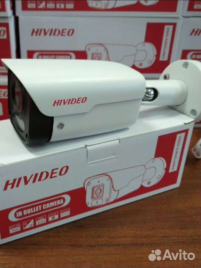 IP камера 4 Мп, full color, POE, наружная