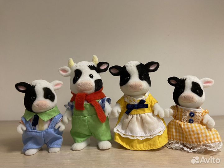 Sylvanian families мышки и коровы