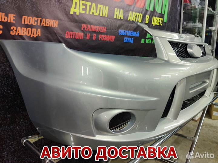 Бампер калина спорт 1 все цвета с решетками 11194