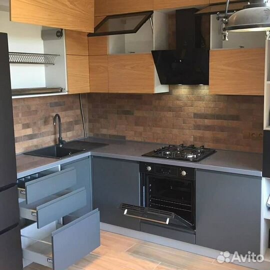 Кухонный гарнитур угловой на заказ