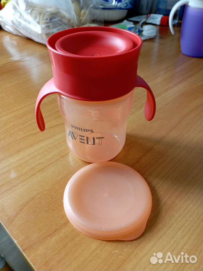 Поильник непроливайка avent