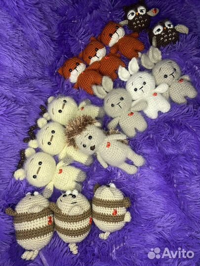 Мягкая вязанная игрушка