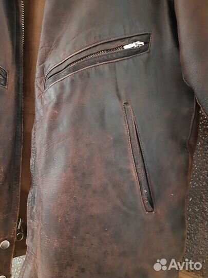 Куртка кожаная летная ввс СССР шевретка
